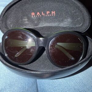 Ralph Lauren Black and Green Sunglasses